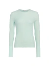 Vince Women's Waffled Cashmere & Silk Sweater In Sea Star