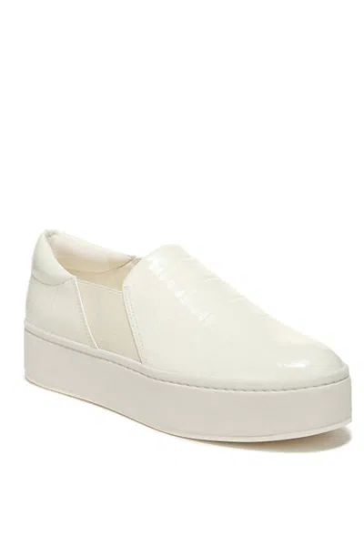 Vince Women's Warren Croc Stamped Sneaker In Marble Cream In Multi