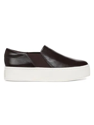 Vince Warren Platform Slip-on Sneaker In Brown