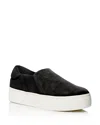 Vince Warren Slip-on In Black Suede