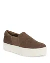 Vince Warren Platform Slip-on Sneaker In Brown