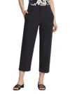 Vince Women's Washed Cotton Mid-rise Crop Pants In Coastal
