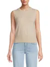 Vince Crewneck Wool & Cashmere-blend Sweater In Brown