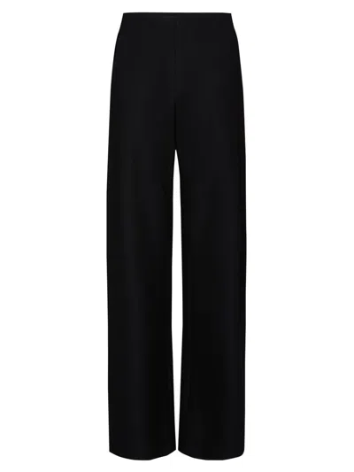 Vince Women's Wool-blend High-rise Pants In Black
