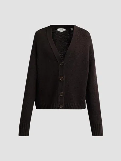 Vince Women's Wool-cashmere Cardigan In Animal Print