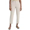 Vince Womens Linen Flat Front Cargo Pants In Neutral