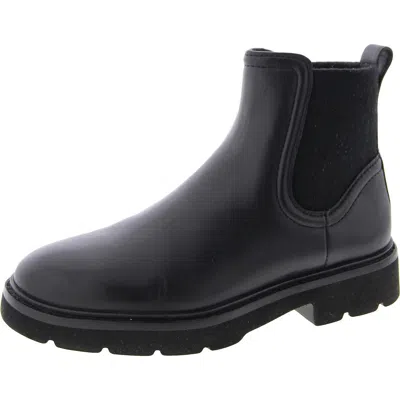 VINCE WOMENS FAUX LEATHER ROUND TOE ANKLE BOOTS