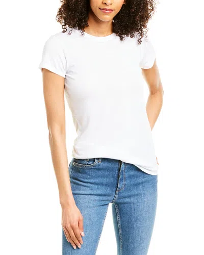 Vince Womens Little Boy T-shirt, Xl In White