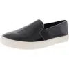Vince Womens Loafers In Black Suede