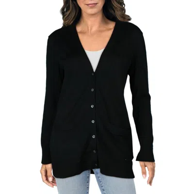 Vince Womens Pocket Extra Fine Merino Wool Cardigan Sweater
