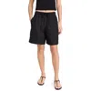 Vince Womens Pocket Flat Front Casual Shorts In Black