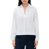 Vince Womens Split Neck Long Sleeve Pullover Top In Brown