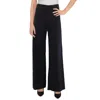Vince Womens Stretch Flared Trouser Pants