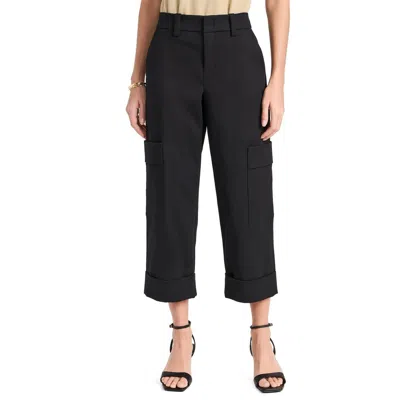 Vince Womens Utility Cropped Cropped Pants In Black