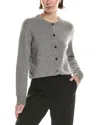 Vince Wool & Cashmere-blend Cardigan In Gray