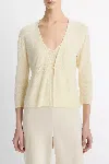 Vince Single-button Wool-cashmere Cardigan