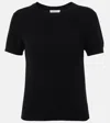 Vince Wool And Cashmere-blend Sweater In Black