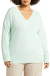 Vince Wool & Cashmere Blend Sweater In Fluorite