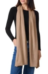 Vince Wool & Cashmere Blend Wrap Scarf In Brown