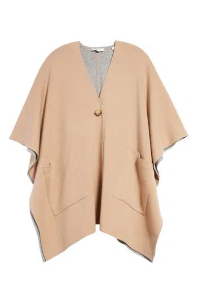 Vince Wool & Cashmere Cape In Neutral