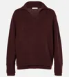 Vince Wool And Cashmere Cardigan In Black