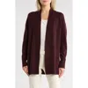 Vince Wool & Cashmere Cardigan In Burgundy