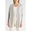 Vince Wool And Cashmere-blend Cardigan In Gray