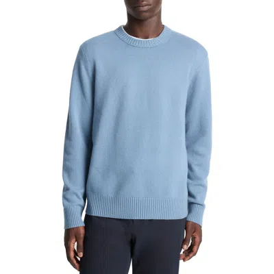 Vince Wool & Cashmere Crewneck Sweater In Brown