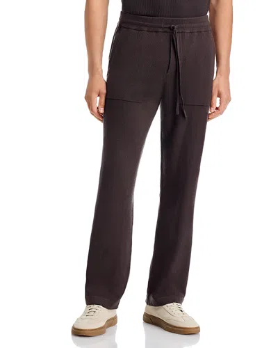 Vince Wool & Cashmere Drawstring Pocket Track Pants In Brown