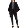 Vince Wool & Cashmere Ruana In Black
