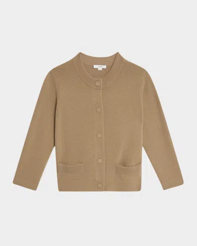 Vince Wool And Cashmere Shrunken Snap Cardigan