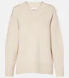 Vince Wool And Cashmere Sweater In Beige