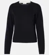 Vince Wool And Cashmere Sweater In Blue