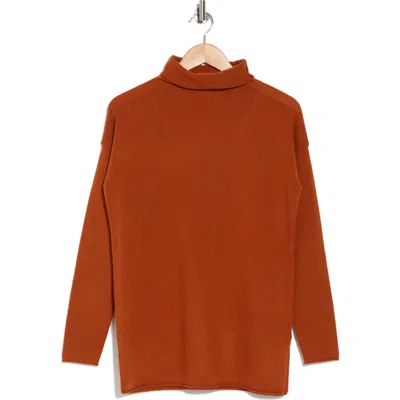 Vince Wool & Cashmere Turtleneck Sweater In Canyon