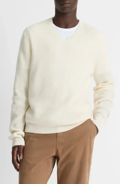 VINCE VINCE WOOL & CASHMERE V-NECK SWEATER