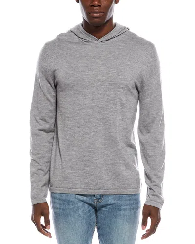 Vince Wool & Cashmere-blend Hoodie In Gray