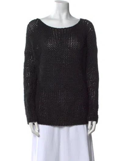 Pre-owned Vince Wool Bateau Neckline Sweater In Neutral