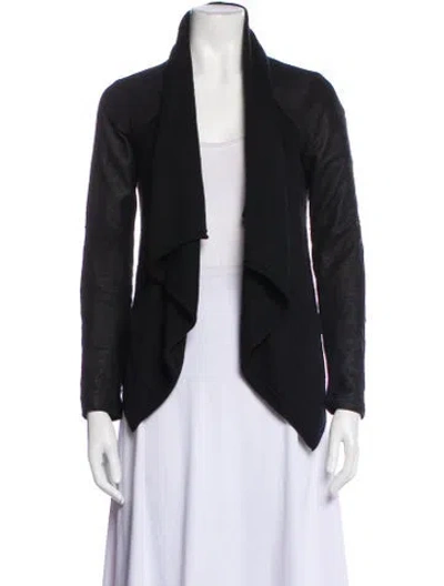 Pre-owned Vince Wool Blazer In Black