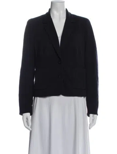 Pre-owned Vince Wool Blazer In Black