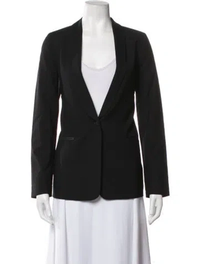 Pre-owned Vince Wool Blazer In Black