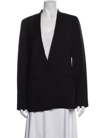 Pre-owned Vince Wool Blazer In Black
