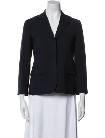 Pre-owned Vince Wool Blazer In Blue