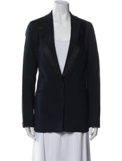 Pre-owned Vince Wool Blazer In Blue