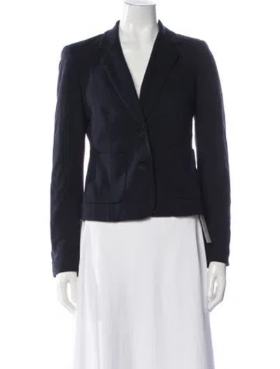 Pre-owned Vince Wool Blazer In Blue