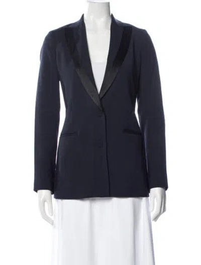Pre-owned Vince Wool Blazer In Blue