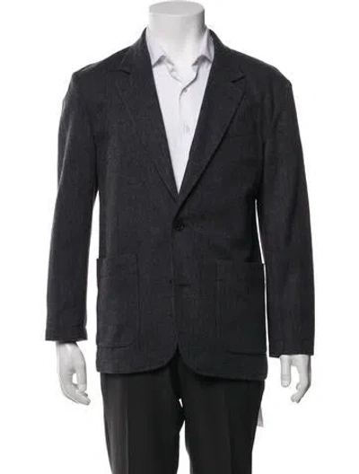 Pre-owned Vince Wool Blazer In Blue