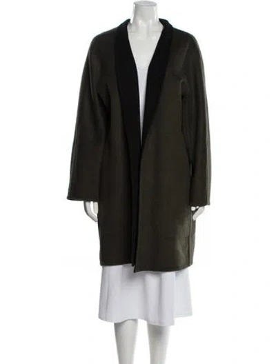 Pre-owned Vince Wool Blazer In Green