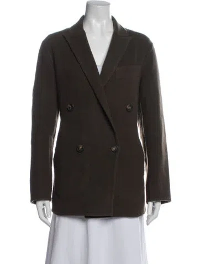 Pre-owned Vince Wool Blazer In Green