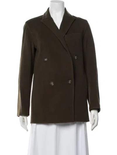 Pre-owned Vince Wool Blazer In Green