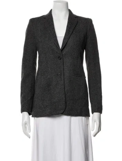 Pre-owned Vince Wool Blazer In Grey